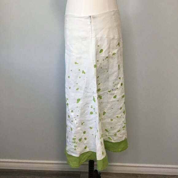 Gilani Linen A-Line Skirt Size 12 - Picture 4 of 13